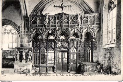 CPA Le Faouet (Morbihan) Le Jube de le Chapelle Saint Fiacre