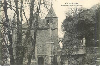 CPA Le Faouet Vue Generale de Sainte Barbe