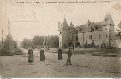CPA  Carte Postale France Le Folgoët Le Doyenné Ancien château début 1900VM98726