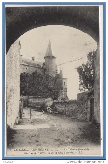 37 - Le GRAND PRESSIGNY -- Le chateau ( côté Sud )