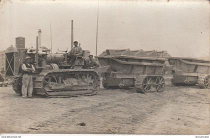 76 - LE GRAND QUEVILLY - Ouvriers des Travaux Publics (carte photo)