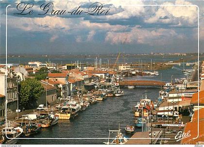 Carte Postale - 30 - Le Grau du Roi - Le chenal - Bateaux - Flamme Postale de Le Grau du Roi - CPM - Voir Scans Recto-Ve