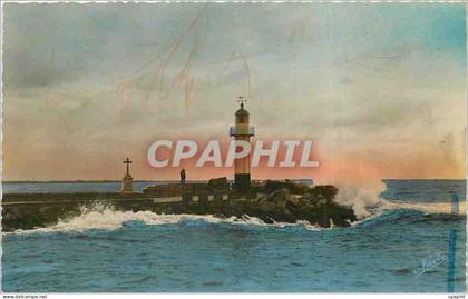 CPA Le Grau du Roi Le Phare Rive gauche par Coup de Mer