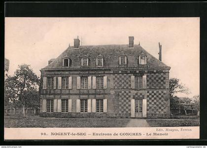 CPA Nogent-le-Sec, Le Manoir
