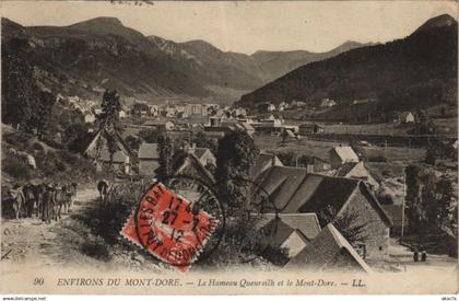 CPA LE MONT-DORE Environs - Le Hameau Queureilh et le Mont-Dore (1253508)