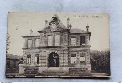 Cpa 1947, le Pecq, la mairie, Yvelines 78