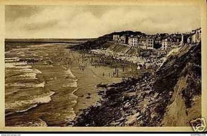 62 - Le Portel - La plage et les falaises