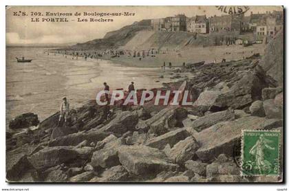 Le Portel - Les Rochers CPA