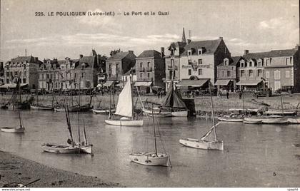CPA Le Pouliguen Le port et le quai