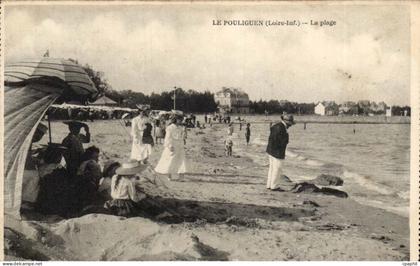 Le Pouliguen CPA La plage