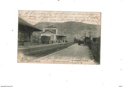 LE POUZIN LA GARE ( CARTE PRECURSEUR )