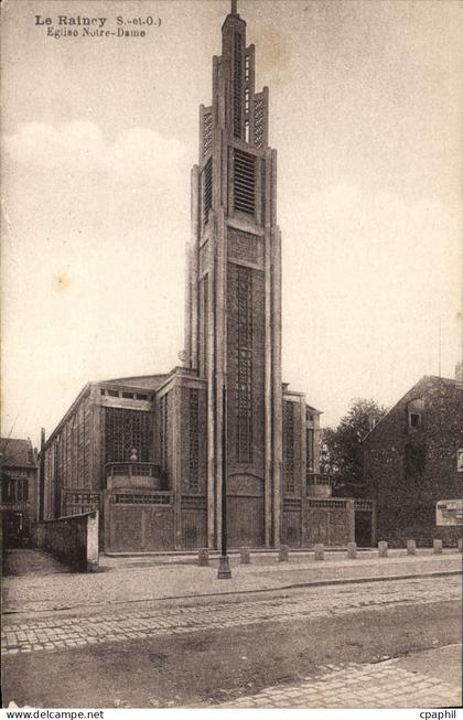 CPA Le Raincy Eglise Notre Dame
