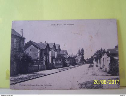 LE RAINCY (SEINE SAINT DENIS) ALLEE MAMALET.