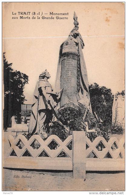 LE TRAIT - monument aux morts