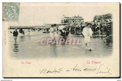 CPA Le Treport La plage