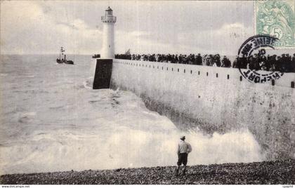 CPA Le Treport Le phare Lighthouse