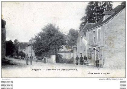 52 LE VALLINOT LONGEAU CASERNE DE GENDARMERIE EDIT MERCIER