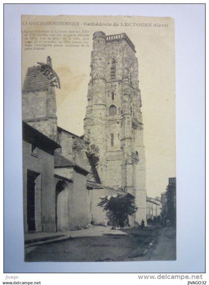 LECTOURE  (Gers)  :  CATHEDRALE  de  LECTOURE   1915
