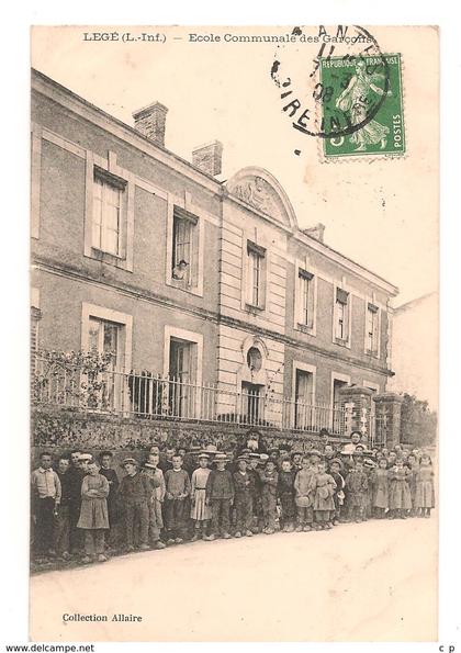 Légé - Ecole Communale des Garçons   -  CPA°