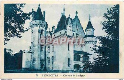 CPA Lencloitre Chateau de Savigny