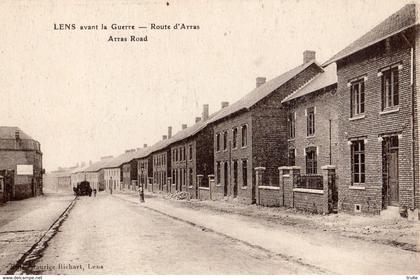 LENS AVANT LA GUERRE ROUTE D'ARRAS