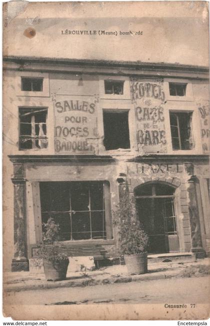 CPA  Carte postale France Lerouville  Bombardée   guerre 1914-18  VM64108