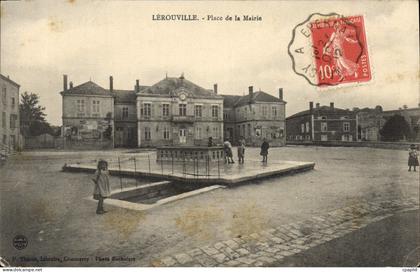 CPA Lerouville Place De La Mairie