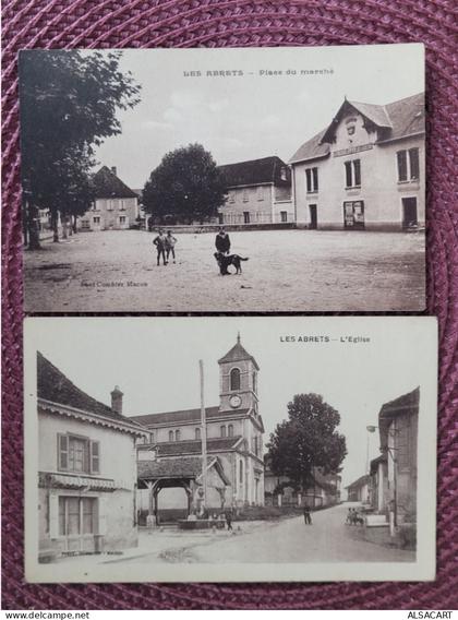 les abrets , 2 cartes