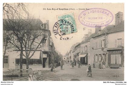 BACP9-0692-18 - LES AIX-D'ANGILLON - Grande rue