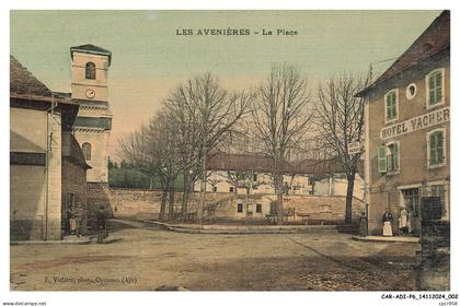 CAR-ADIP6-0329-38 - LES AVENIERES - la place
