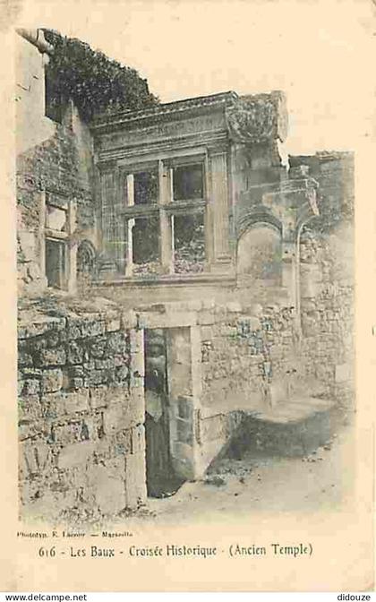 Carte Postale Ancienne - 13 - Les Baux de Provence - Ancien Temple - CPA - Voir Scans Recto-Verso - Poscard - Carta Post