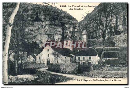 Les Echelles - Le Tunnel et les Grottes - CPA