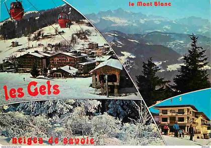 74 - Les Gets - Multivues - Skieurs - Hiver - Neige - CPM - Voir Scans Recto-Verso