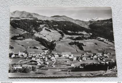 I256, Cpm, les Gets, vue générale et le mont blanc, Haute Savoie 74