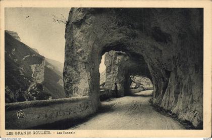 CPA Les Grands Goulets Les Tunnels