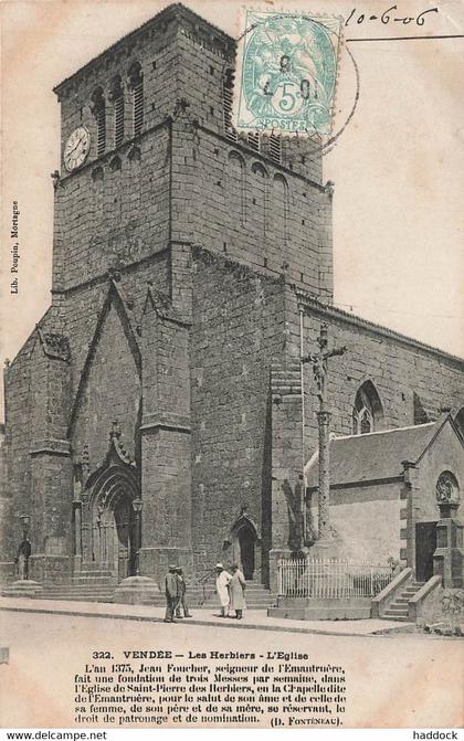LES HERBIERS : L'EGLISE
