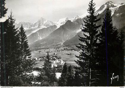 CPM Les Houches Hte Savoie Vue sur les Aiguilles de Chamonix