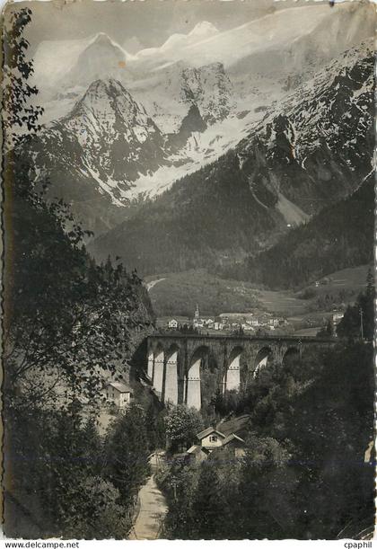 CPM Les Houches Mont Blanc Station Estivale et Hivernale