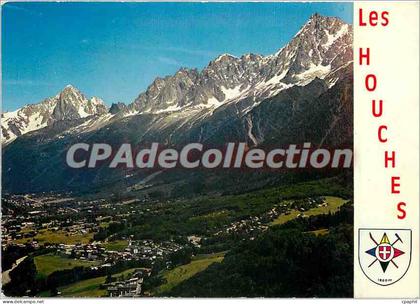 CPSM Les Houches Mont Blanc 1008 m la Station et les Aiguilles de Chamonix