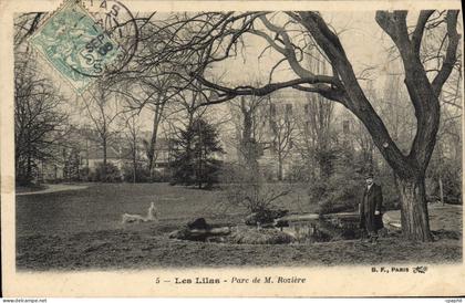 CPA Les Lilas Parc de M Roziere