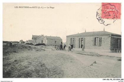 CAR-ADLP8-0498-44 - LES MOUTIERS-EN-RETZ - La plage