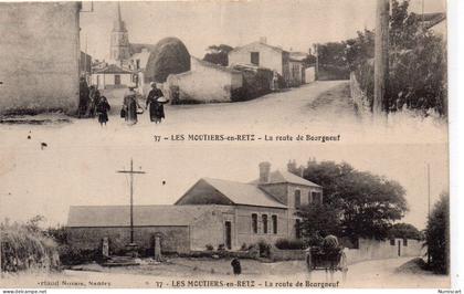 Les Moutiers-en-Retz animée Route de Bourgneuf attelage