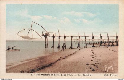 les moutiers en retz * les pêcheries * pêche au carrelet * pêcheurs