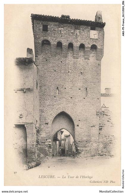 AMSP5-0418-81 - LESCURE - La tour de l'horloge