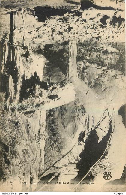 CPA Grottes de Betharram l'Obelisque