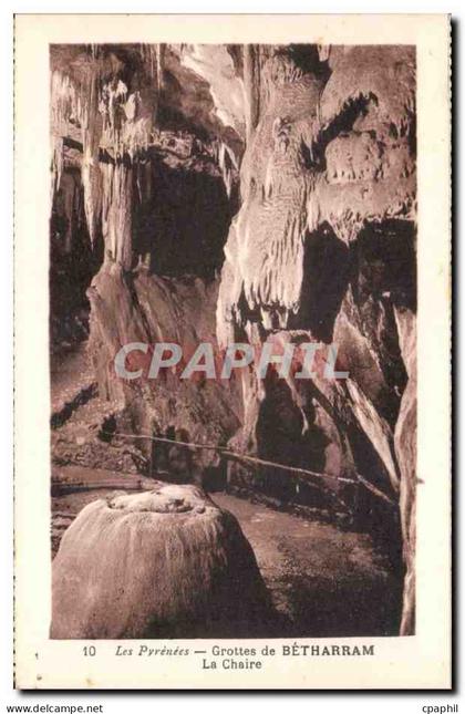 Grottes de Betharram - La Chaire CPA