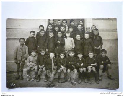 LEUCATE  (Aude)  :  Carte  PHOTO  de Classe  (Photo  Joseph  RASO  Narbonne)