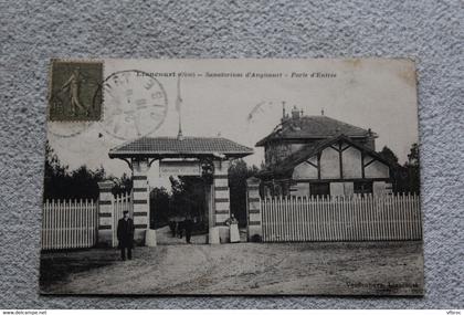 Cpa 1918, Liancourt, sanatorium d'Angicourt, porte d'entrée, Oise 60