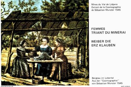 Val de Lièpvre - mines - femmes triant du minerai