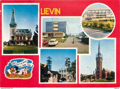 62 - Liévin - Multivues - Automobiles - CPM - Voir Scans Recto-Verso